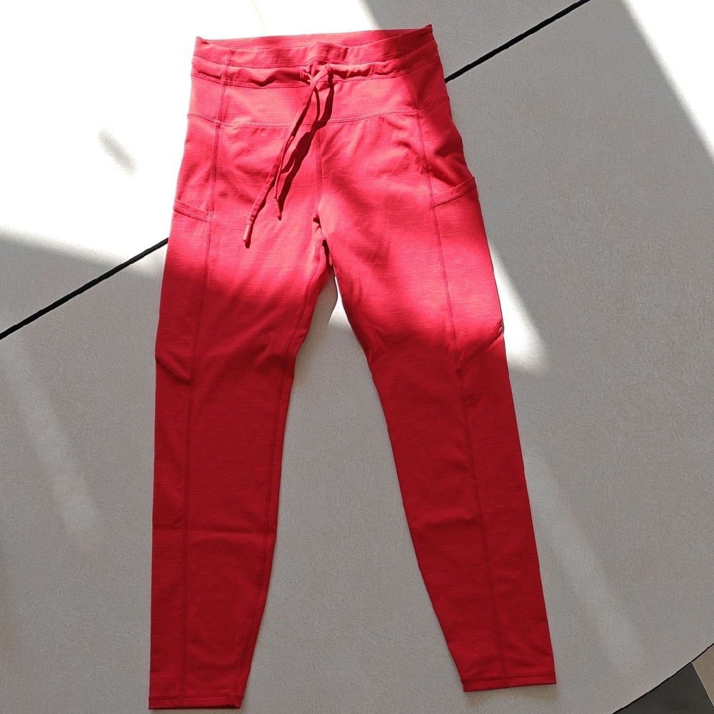 Zyia Active Vibrant Red Performance Leggings - image 1